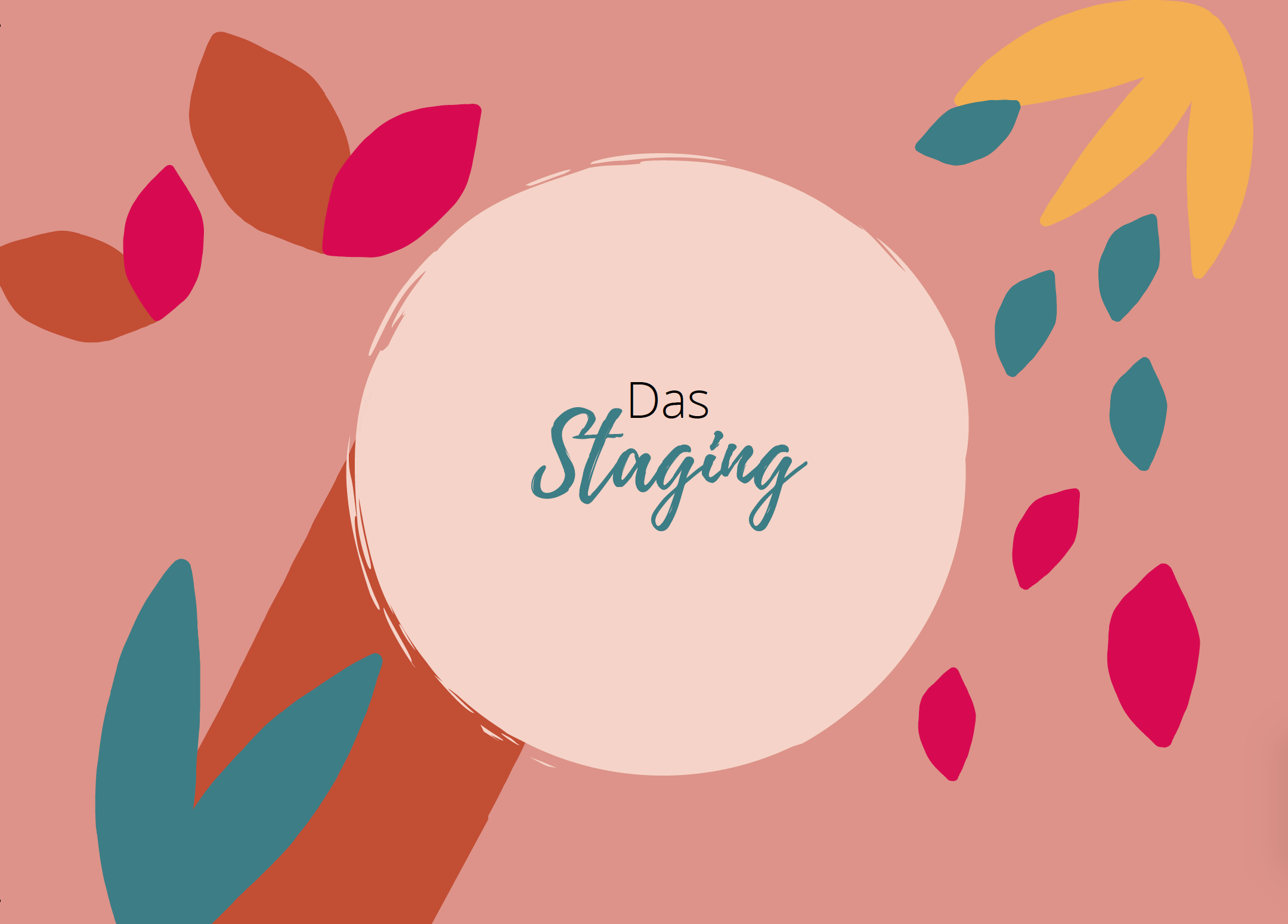 Grafik Etappenkarte: Das Staging